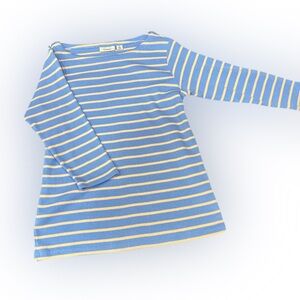 L.L. Bean Blue and Yellow Striped Shirt